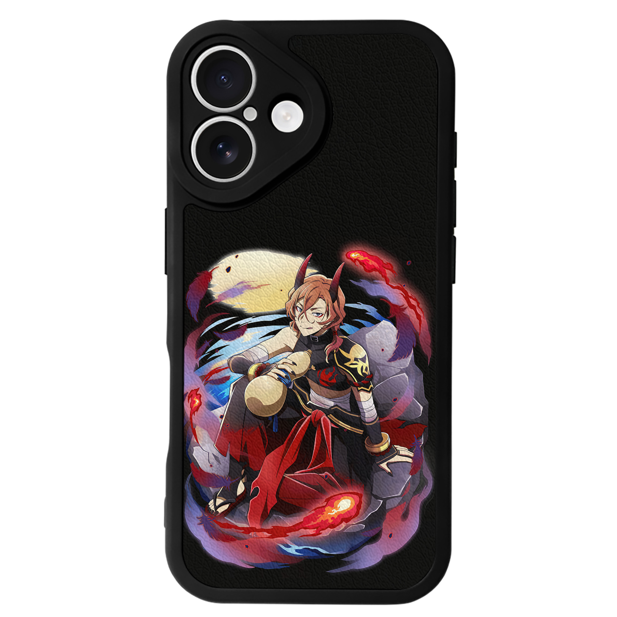 （画像用） 文豪ストレイドッグス Bungo Stray Dogs 【iPhone 16シリーズ対応】シリコンスマホケース（レザー調） 材質：シリコン